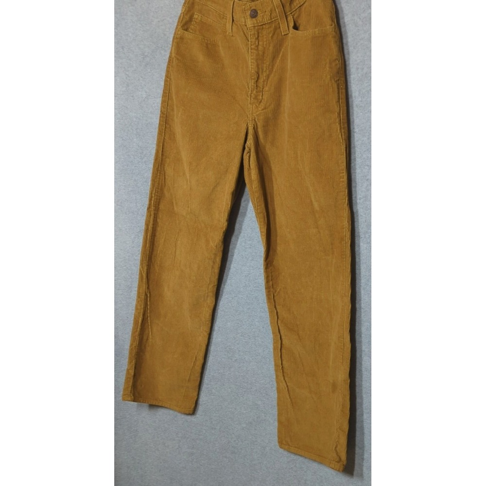 New Levi's '94 Baggy Women's Wide Leg Brown Corduroy Pants Size 27x31 (29x30.5)